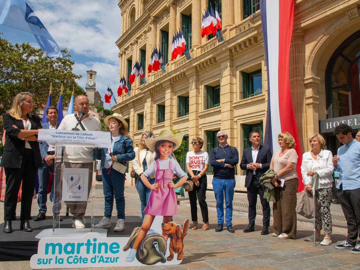 Lancement du livre pour enfants "Martine sur la Côte d’Azur" à Cannes
