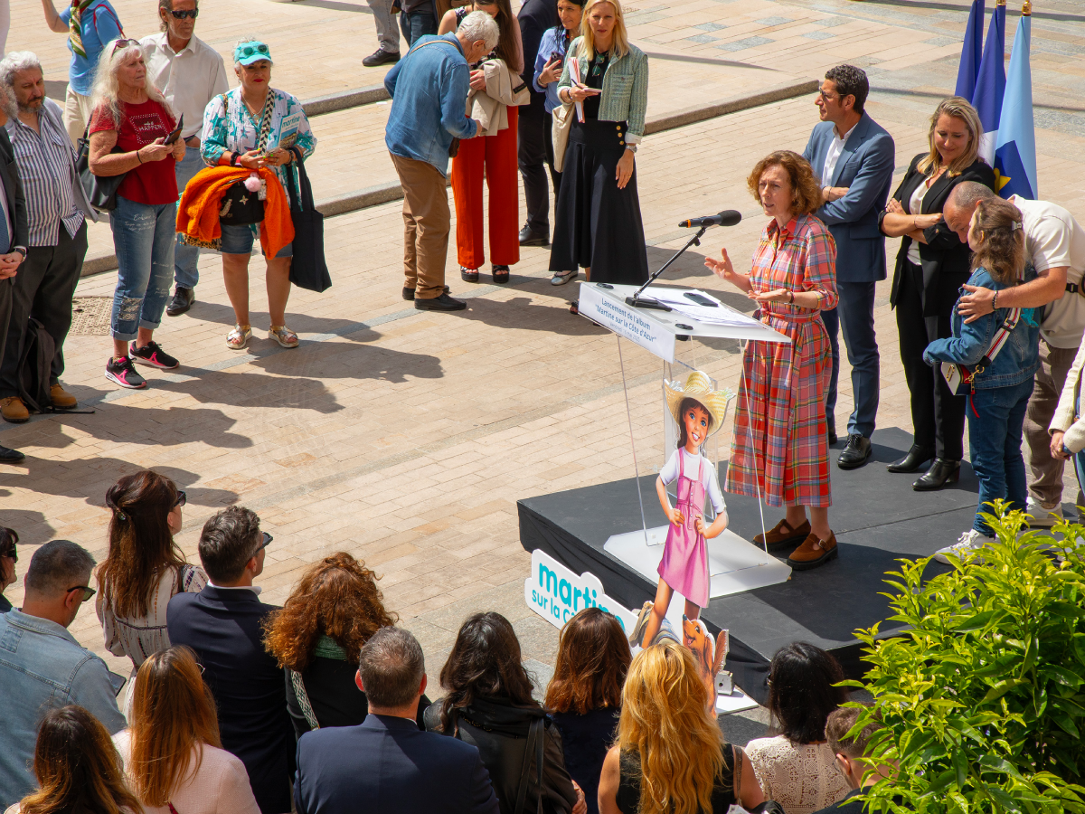 Lancement du livre pour enfants "Martine sur la Côte d’Azur" à Cannes