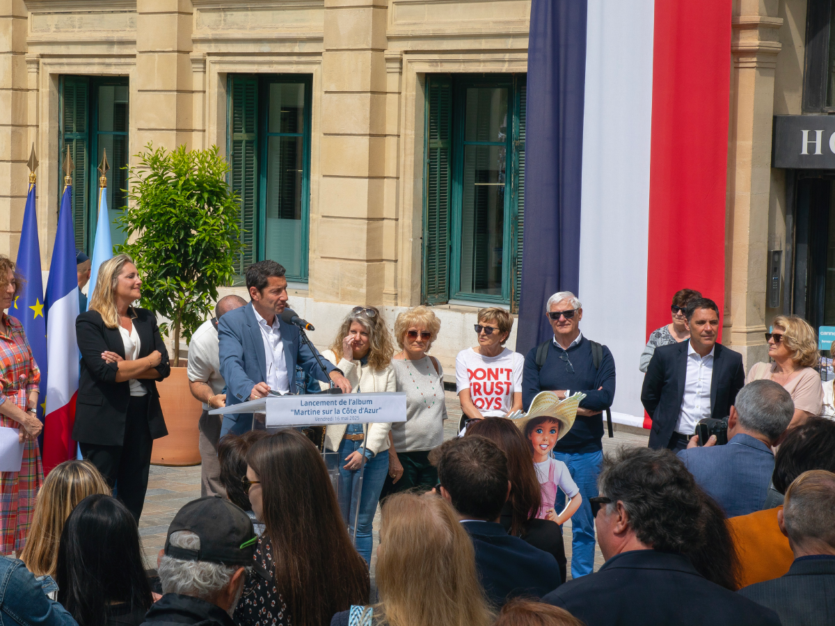 Lancement du livre pour enfants "Martine sur la Côte d’Azur" à Cannes