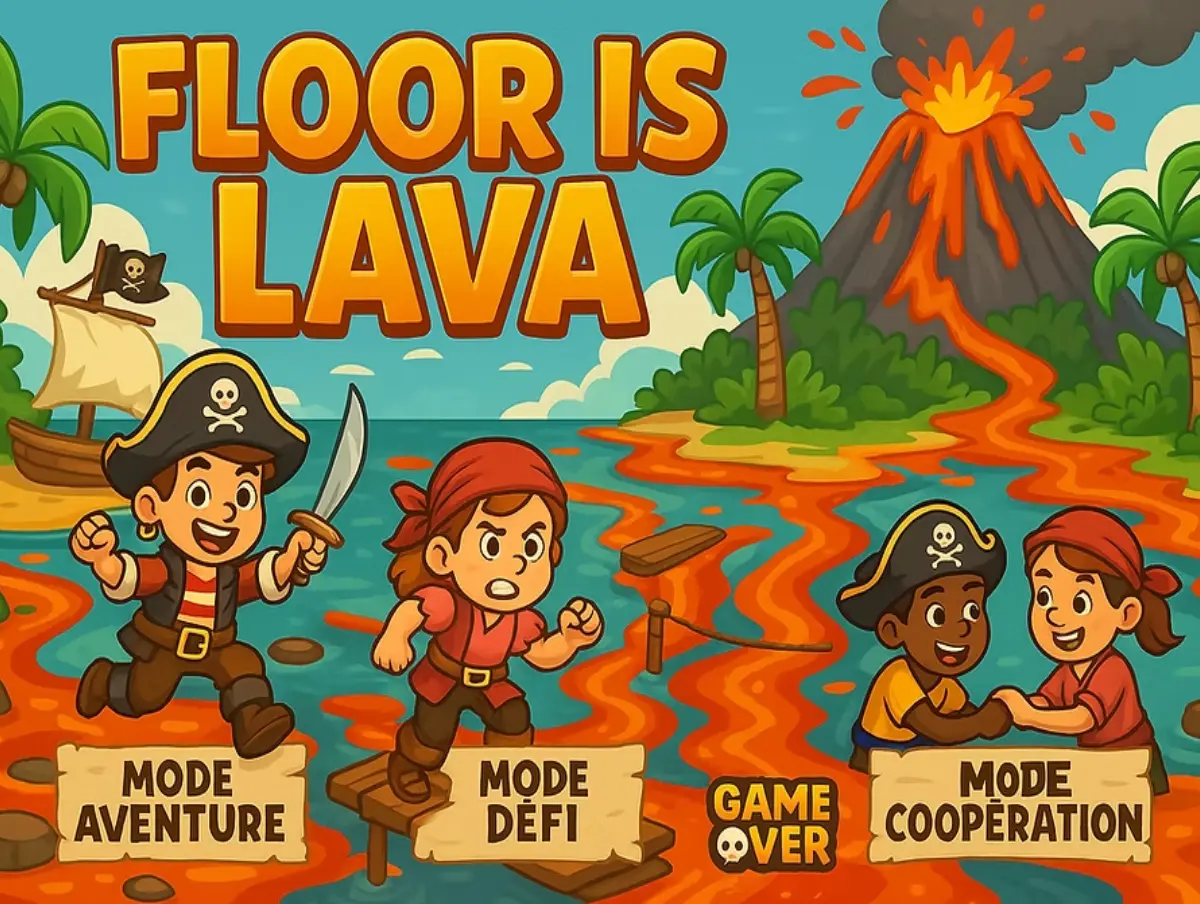 Le sol c'est de la lave - Game Over Villeneuve Loubet