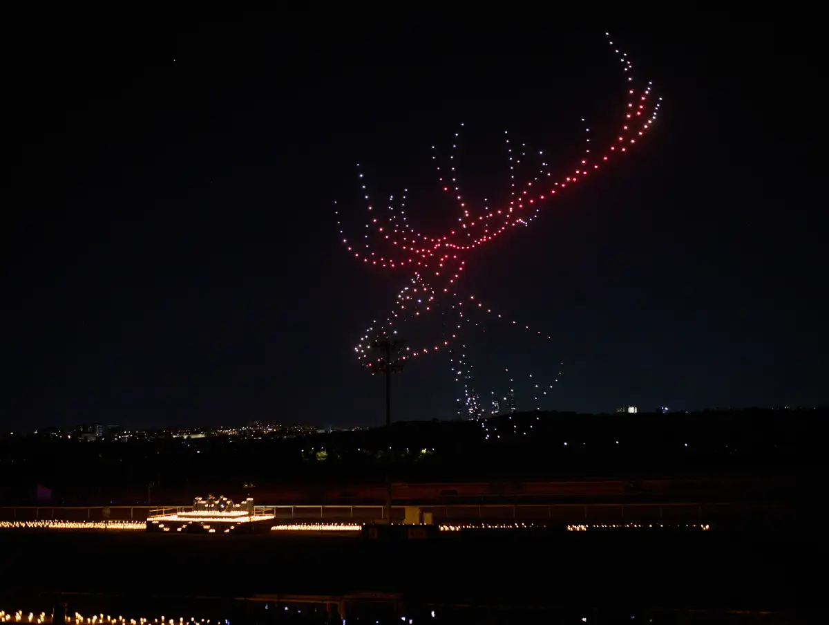 DroneArt Show Hippodrome de la Côte d'Azur