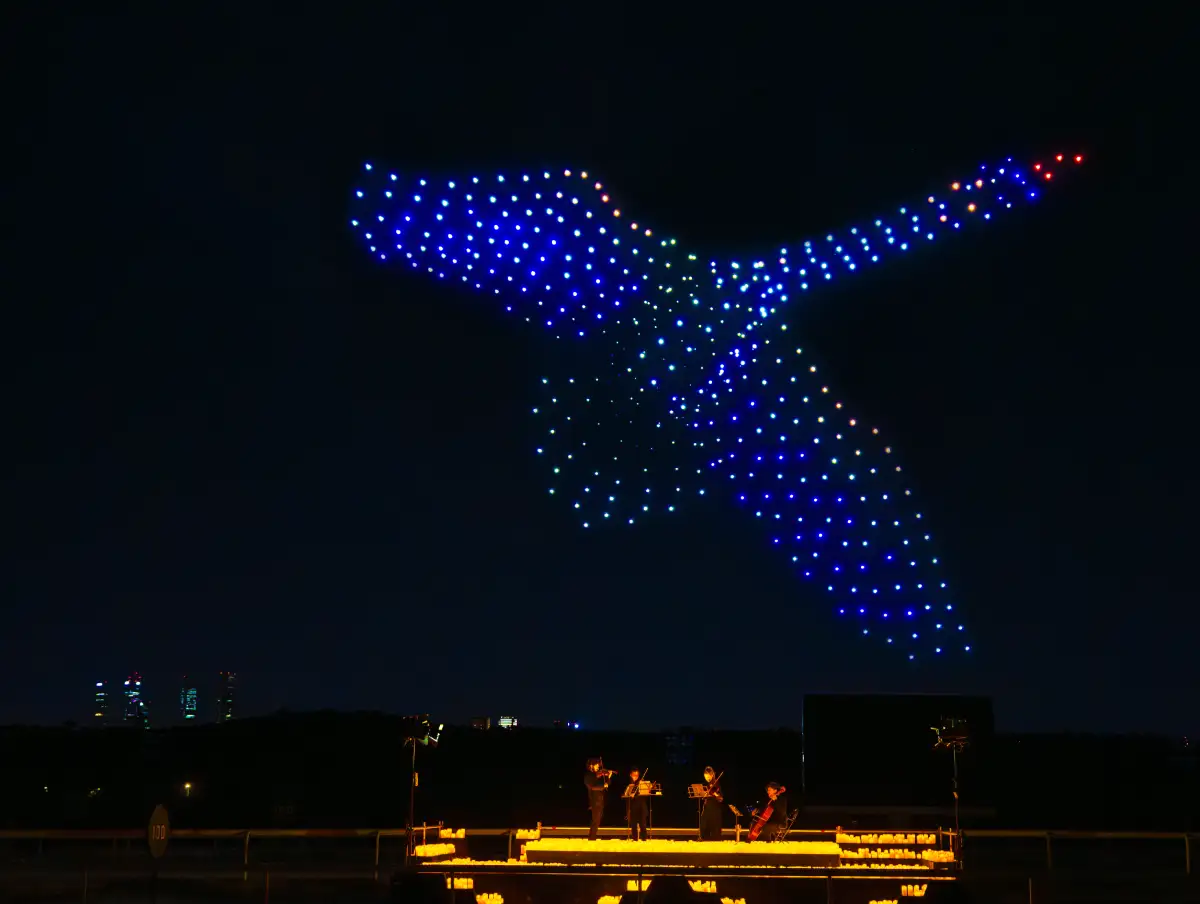 DroneArt Show Hippodrome de la Côte d'Azur