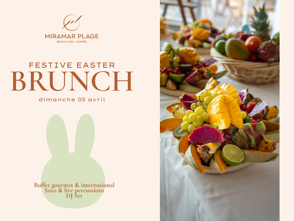 Miramar Plage Brunch Pâques