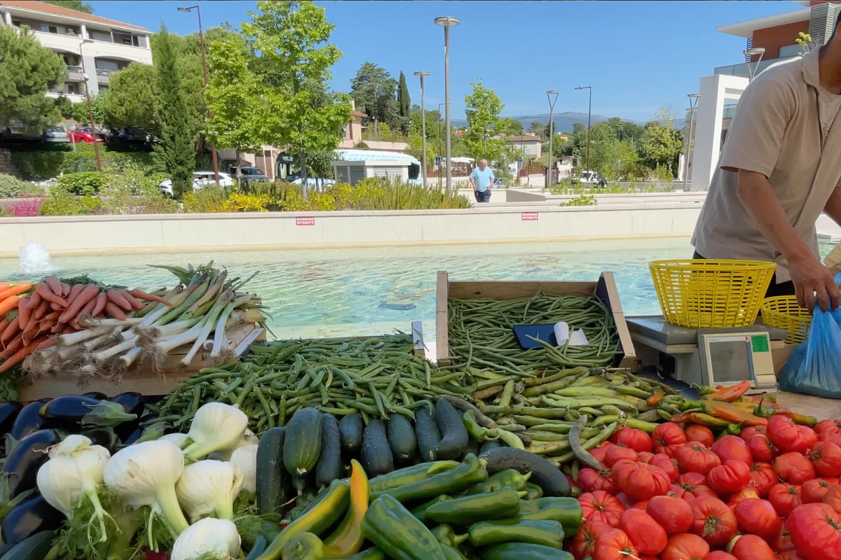 Le marché du dimanche s’installe aussi le samedi à Mougins Cours des arts, Coeur de Mougins