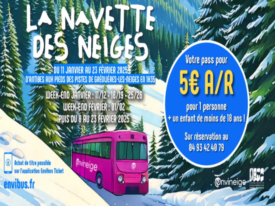 La Navette des Neiges reprend du service le 11 janvier 2025 : toutes les infos pour profiter de la montagne !