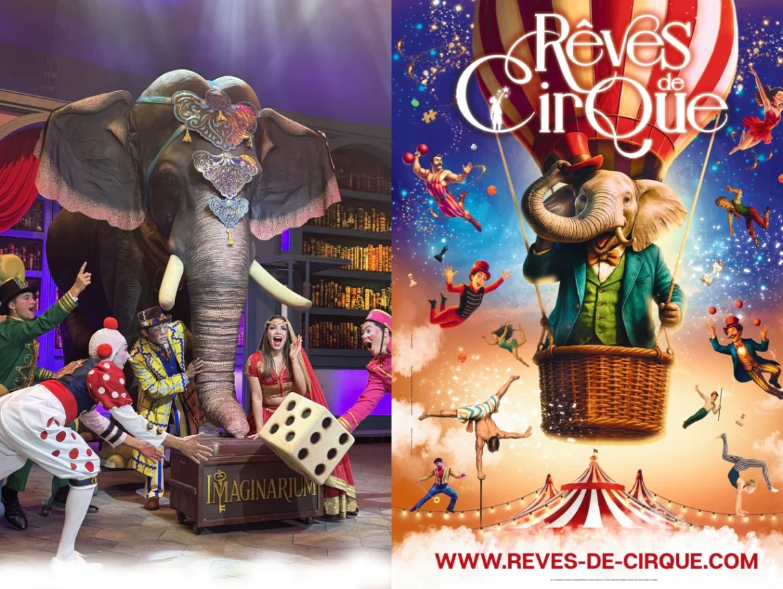 Exclusivité Mondiale : Un Éléphant Animatronique de taille réelle au spectacle "Rêves de Cirque" à Nice !