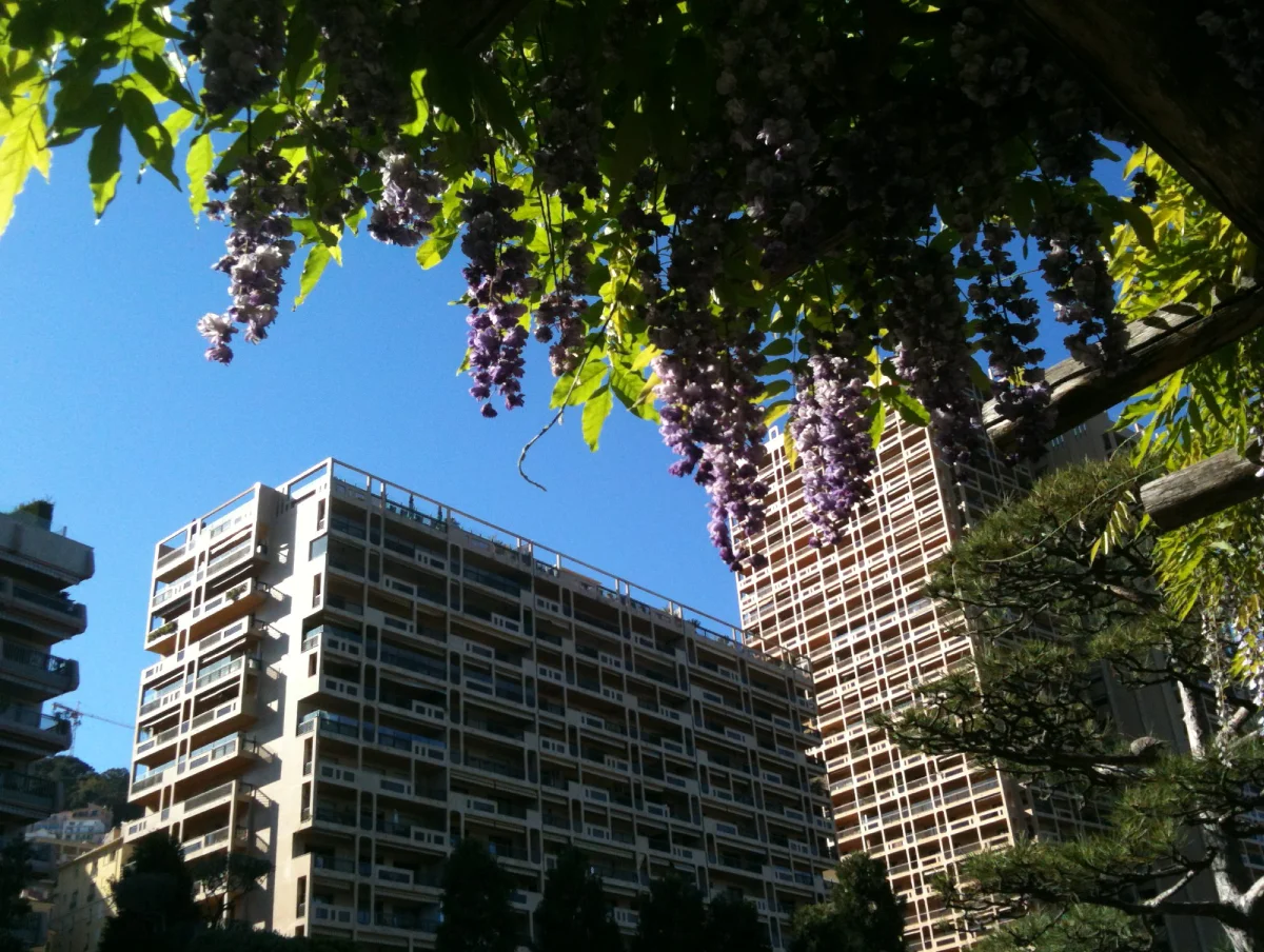 Jardin Japonais de Monaco situation