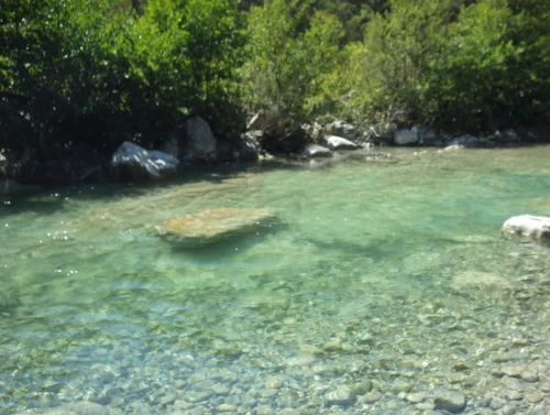 Baignade en rivière cote azur 06