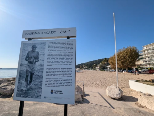 Plages Pablo Picasso Golfe Juan