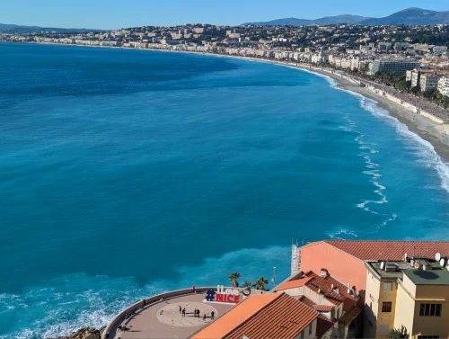 Sculpture promotion Nice "I LOVE NICE"