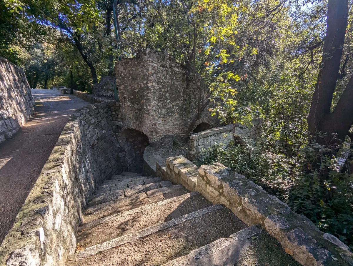 Tour colline du Château à Nice