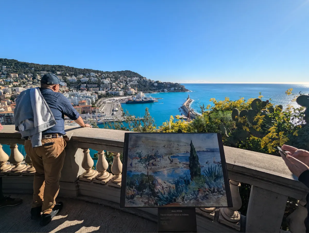 Vue de Nice depuis la colline du château
