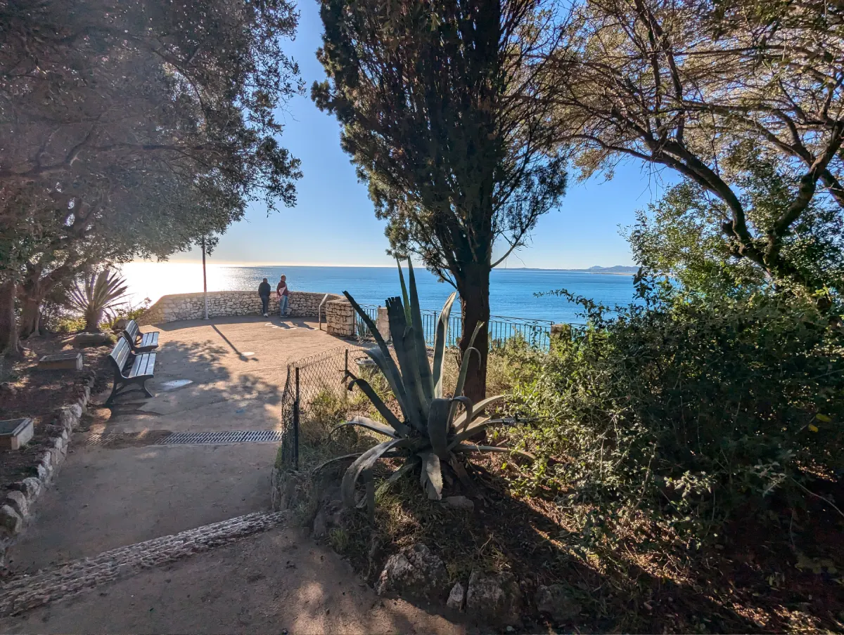 Vue panoramique baie des anges Nice