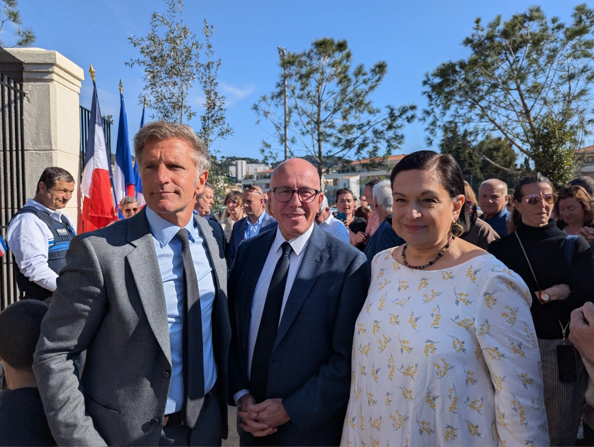 Kevin Luciano et Eric Ciotti - Parc Vallis Aurea Vallauris