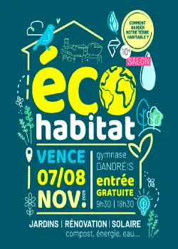 Les 7 et 8 novembre 2025 : Salon Éco Habitat 2025