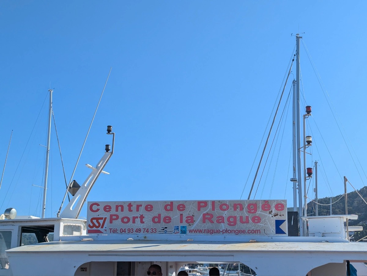 Baptême de plongée au Port de la Rague à Mandelieu