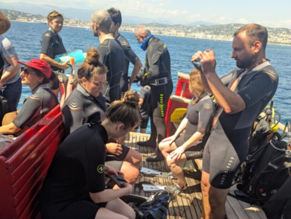 Baptême de plongée au Port de la Rague à Mandelieu