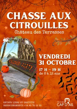 𝐯𝐞𝐧𝐝𝐫𝐞𝐝𝐢 𝟑𝟏 𝐨𝐜𝐭𝐨𝐛𝐫𝐞 2025 : Chasse aux Citrouilles