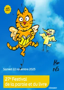 Samedi 22 novembre 2025 : Festival de la Parole et du Livre 2025