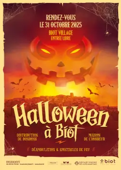 Vendredi 31 octobre 2025 : Halloween à Biot