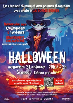 Vendredi 31 octobre 2025 : Soirée Halloween pour les jeunes Mouginois