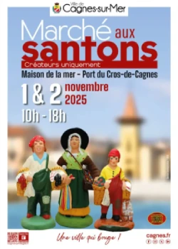 Les 1er et 2 novembre 2025 : Marché aux santons