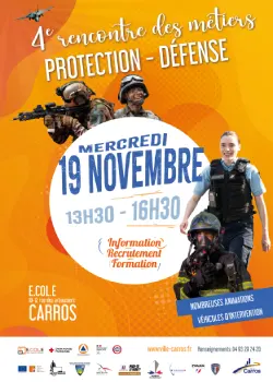 Mercredi 19 novembre 2025 : 4e rencontre des métiers protection-défense