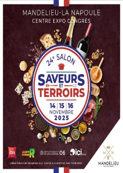 Du 14 au 16 novembre 2025 : 24ème Salon Saveurs & Terroirs