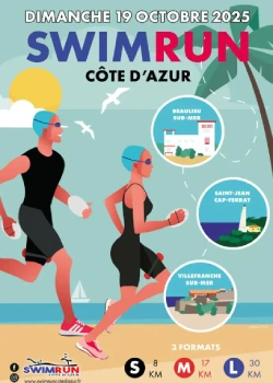 Dimanche 19 octobre 2025 : 9e Swimrun Côte d'Azur