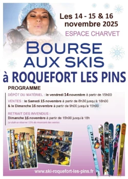 Les 14, 15 et 16 novembre 2025 : Bourse aux Skis