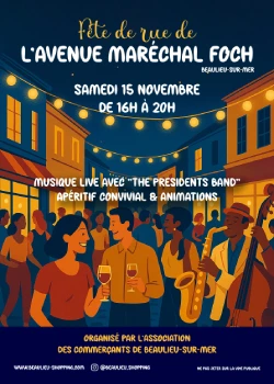 Samedi 15 novembre 2025 : Fête de rue de l'avenue Maréchal Foch