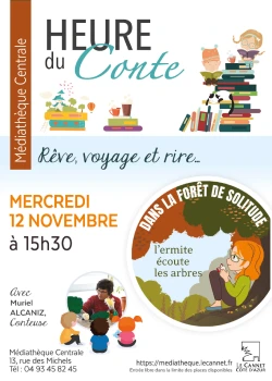 Mercredi 12 novembre 2025 : Heure du Conte