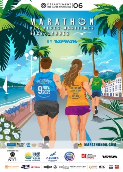 Dimanche 9 novembre 2025 : Marathon des Alpes-Maritimes Nice-Cannes 2025