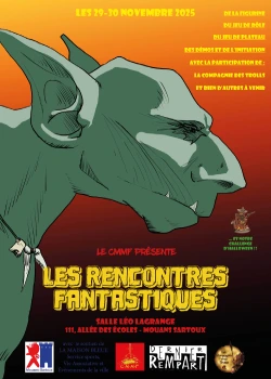 Les 29 et 30 novembre 2025 : Les Rencontres fantastiques