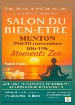 Les 29 et 30 novembre 2025 : Salon du Bien être