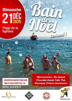 Dimanche 21 Décembre 2025 : Bain de Noël