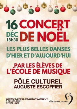 Lundi 16 décembre 2025 : Concert de Noël