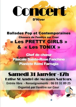 samedi 31 janvier 2026 : Concert Pretty girls et les Tonix