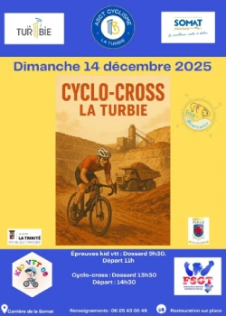 Dimanche 14 décembre 2025 : Cyclo-cross de La Turbie