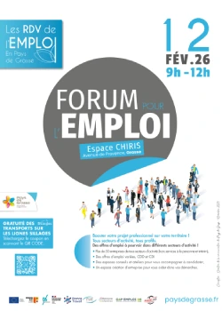 Jeudi 12 février 2026 : Forum pour l'emploi