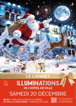 Samedi 20 décembre 2025 : Illuminations de l'hôtel de ville