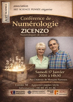 Samedi 17 janvier 2026 : Conférence de Numérologie