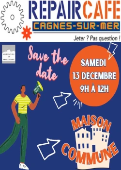 samedi 13 décembre 2025 : Repair Café