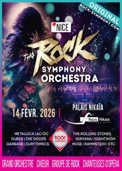 Samedi 14 février 2026 : The Rock symphony orchestra