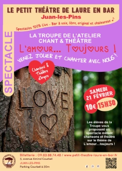 Samedi 21 février 2026 : L’amour… Toujours !