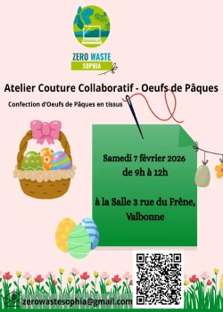 Samedi 7 février 2026 : Atelier collaboratif de Couture