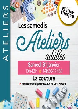 Samedi 31 janvier 2026 : Ateliers couture