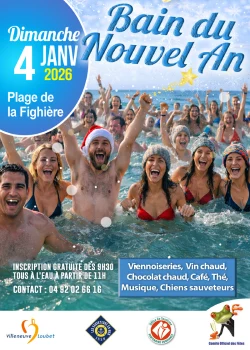 Dimanche 4 Janvier 2026 : Bain du nouvel an