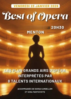 Vendredi 23 janvier 2026 : Best of Opera