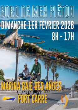Dimanche 1er février 2026 : Bord de mer piéton